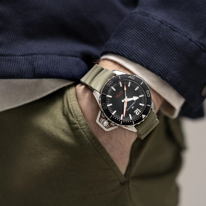 Bild von Hamilton Khaki Navy Frogman Auto
