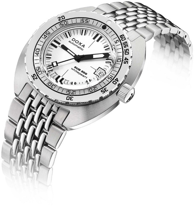 Bild von Doxa SUB 300 Whitepearl
