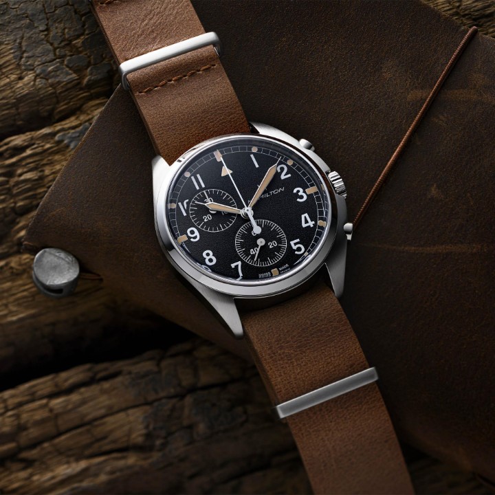 Bild von Hamilton Khaki Aviation Pilot Pioneer Chrono Quartz
