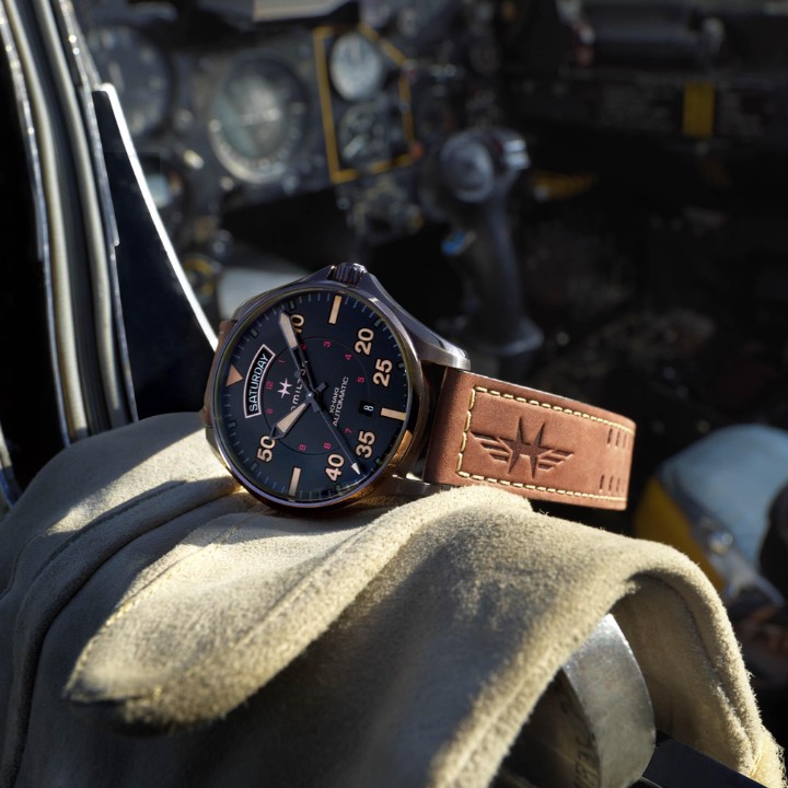 Bild von Hamilton Khaki Aviation Pilot Day Date