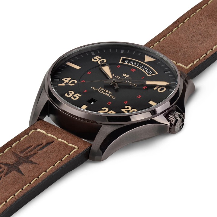 Bild von Hamilton Khaki Aviation Pilot Day Date