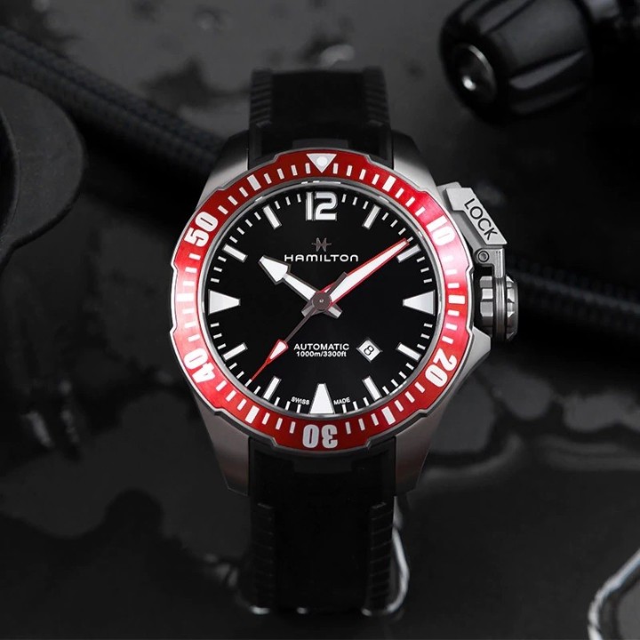 Bild von Hamilton Khaki Navy Frogman Titanium Auto