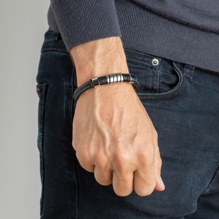 Bild von Herren Armband Lotus Style Men Basic