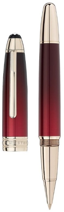 Bild von Rollerball Montblanc Meisterstück Calligraphy Red Solitaire