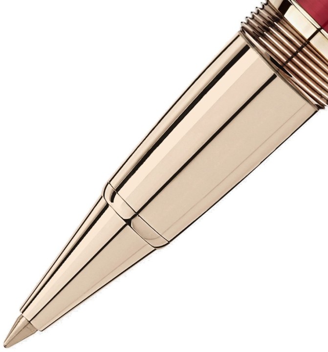 Bild von Rollerball Montblanc Meisterstück Calligraphy Red Solitaire