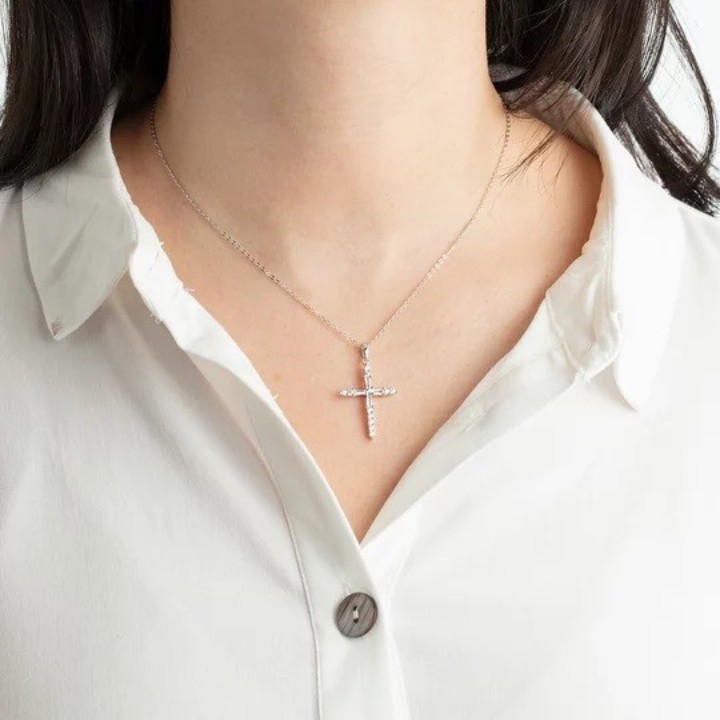 Bild von Damen Halskette Lotus Silver Pure Essential