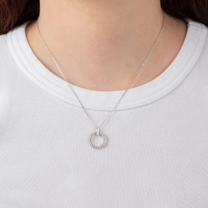 Bild von Damen Halskette Lotus Silver Pure Essential