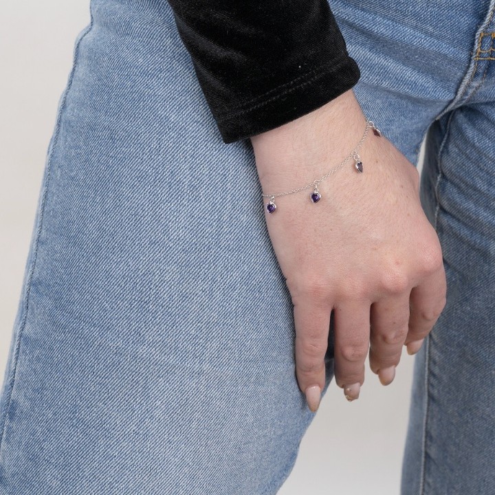 Bild von Damen Armband Lotus Silver Trendy
