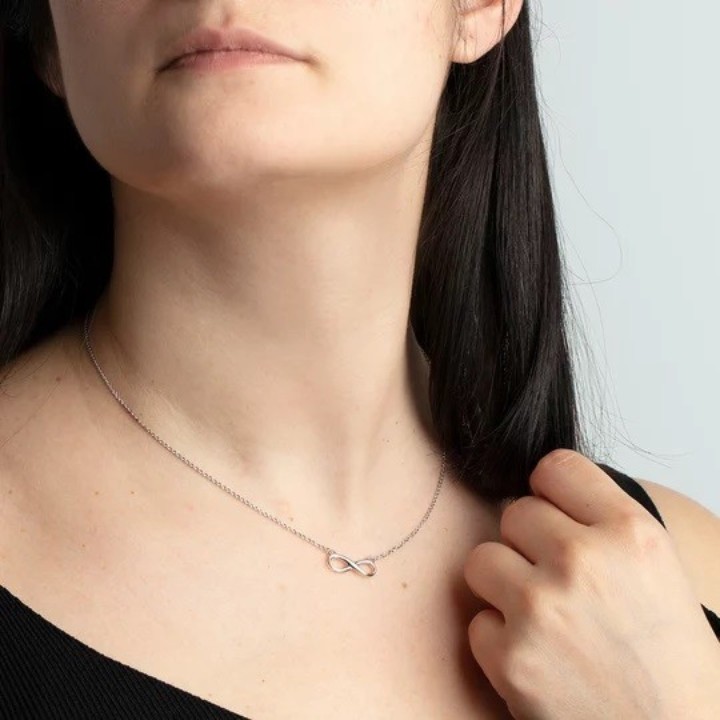 Bild von Damenhalskette Lotus Silver Trendy