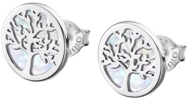 Bild von Ohrringe Lotus Silver Tree of Life
