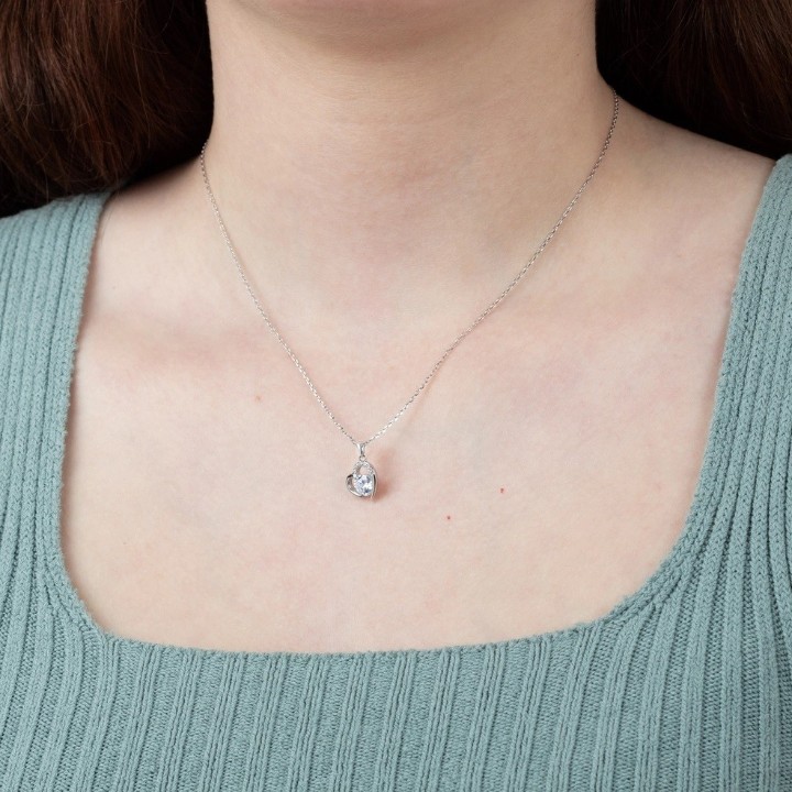 Bild von Damen Halskette Lotus Silver Pure Essential