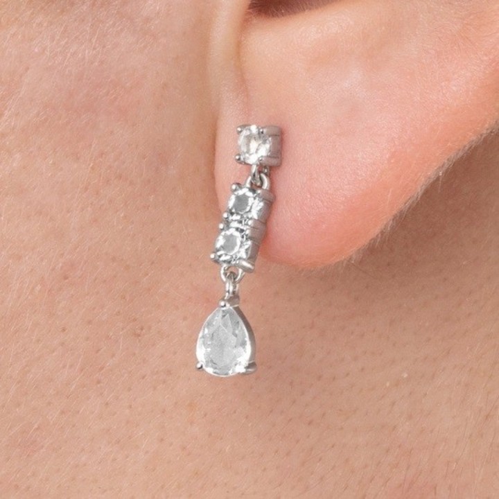 Bild von Ohrringe Lotus Silver Pure Essential