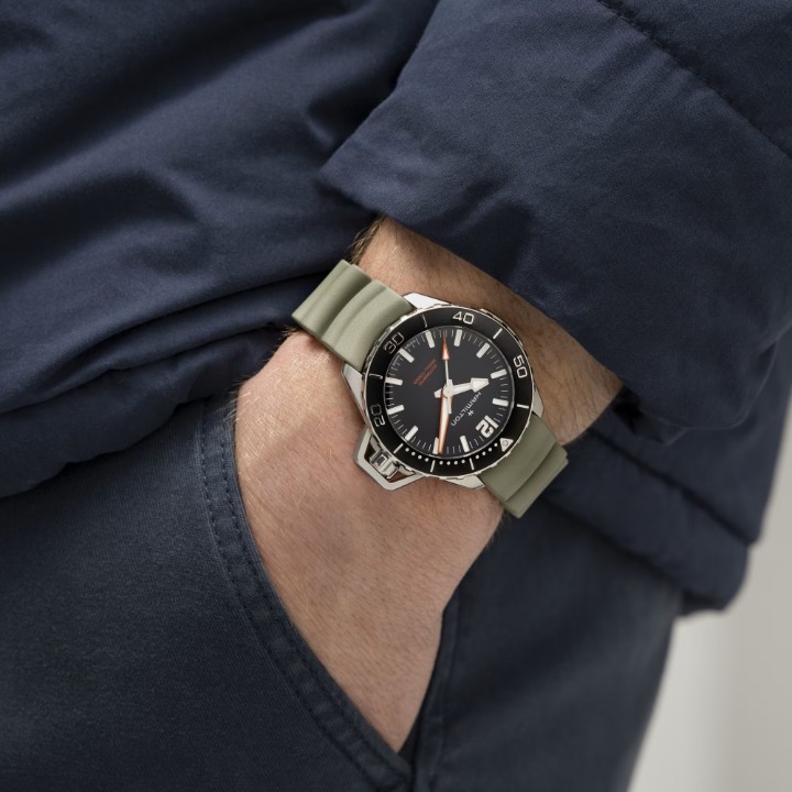 Bild von Hamilton Khaki Navy Frogman Auto