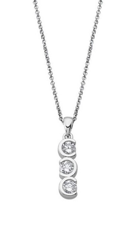 Bild von Damenhalskette Lotus Silver Pure Essential