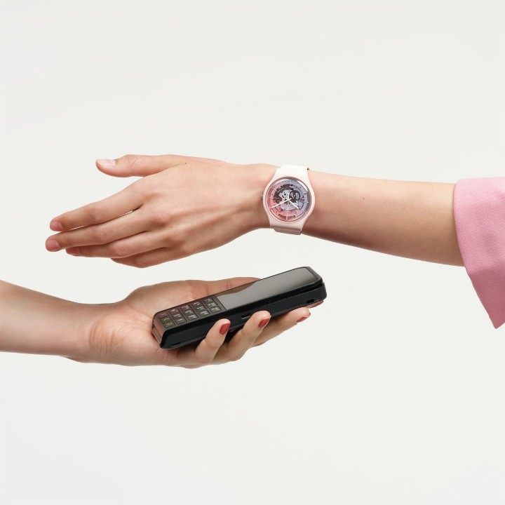 Bild von Swatch Fleetingly Pink Pay!