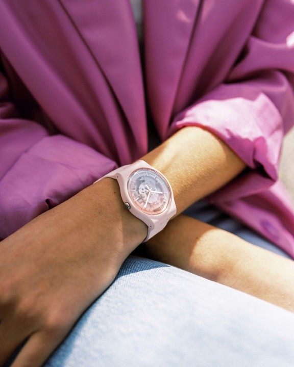 Bild von Swatch Fleetingly Pink Pay!