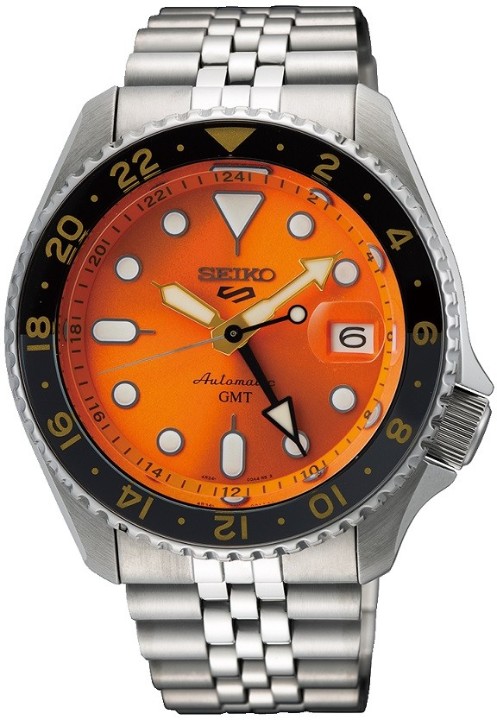 Bild von Seiko 5 Sports 'Mikan Orange' GMT