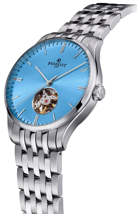 Bild von Perrelet Weekend Open Heart Ice Blue