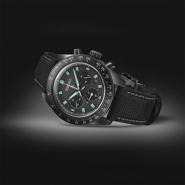 Bild von Seiko Prospex Speedtimer Solar Chronograph The Black Series ‘Night Vision’