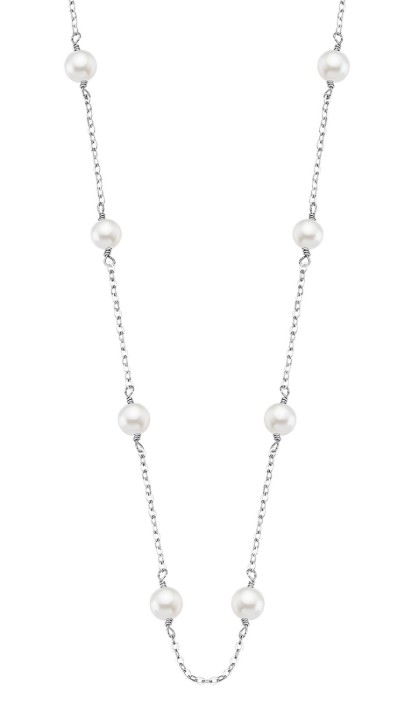 Bild von Damenhalskette Lotus Silver Pearls