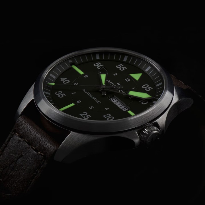 Bild von Hamilton Khaki Aviation Pilot Day Date