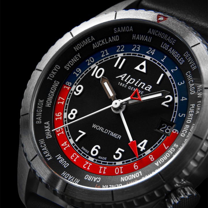 Bild von Alpina Startimer Pilot Quartz Worldtimer