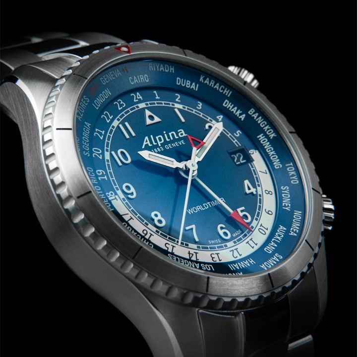 Bild von Alpina Startimer Pilot Quartz Worldtimer