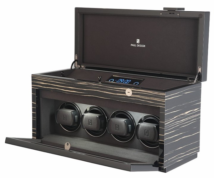 Bild von Uhrenbeweger Paul Design Gentlemen 4+6 Black Shadow