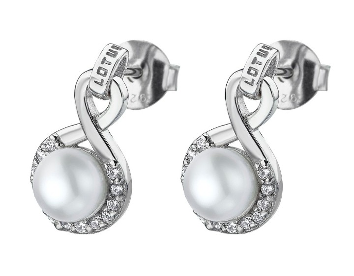 Bild von Ohrringe Lotus Silver Pearls