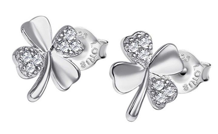 Bild von Ohrringe Lotus Silver Pure Essential