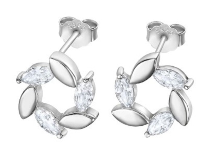 Bild von Ohrringe Lotus Silver Pure Essential