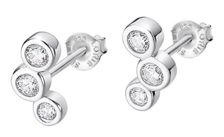 Bild von Ohrringe Lotus Silver Pure Essential