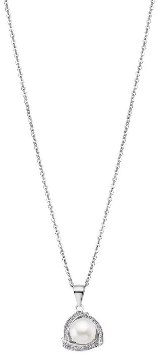 Bild von Damenhalskette Lotus Silver Pearls