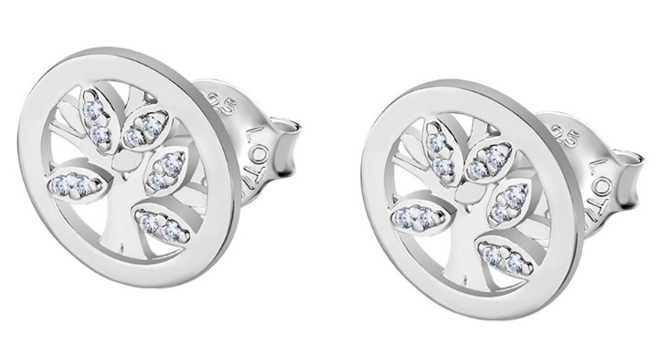 Bild von Ohrringe Lotus Silver Mystic