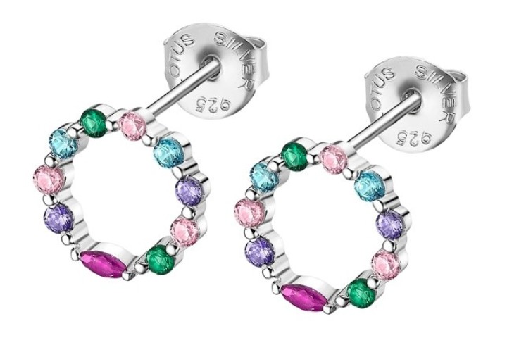 Bild von Ohrringe Lotus Silver Pure Essential