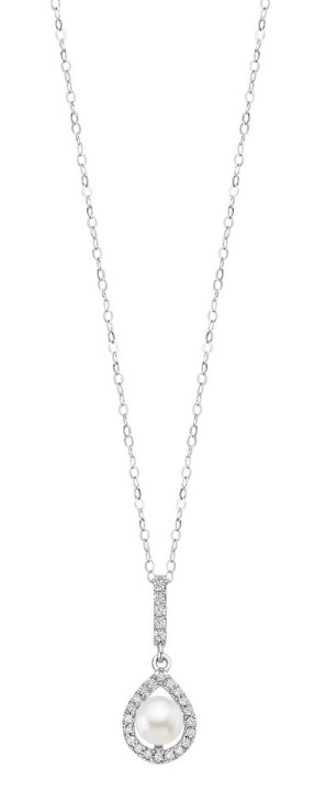 Bild von Damenhalskette Lotus Silver Pearls