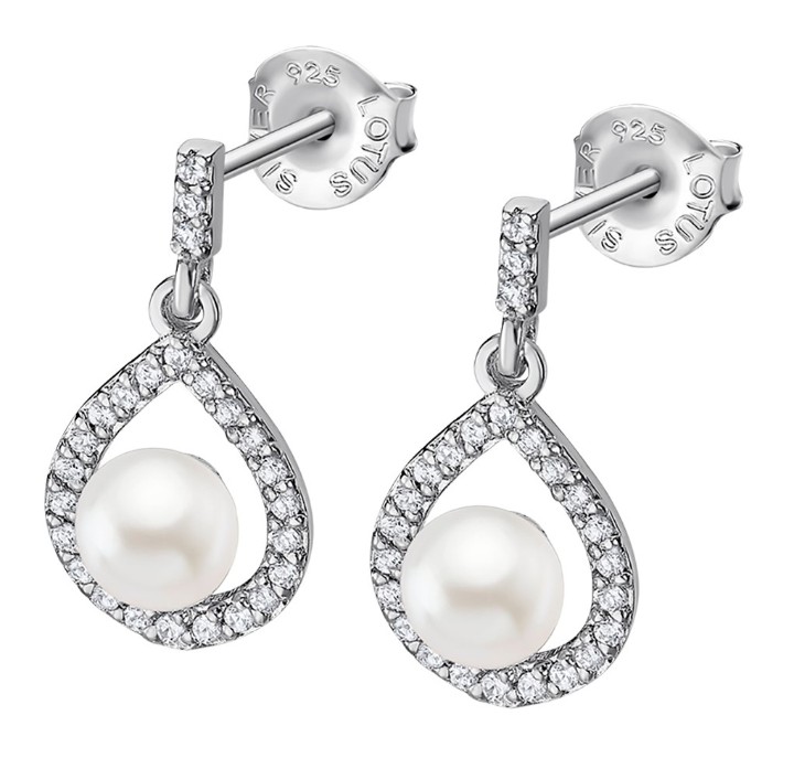 Bild von Ohrringe Lotus Silver Pearls