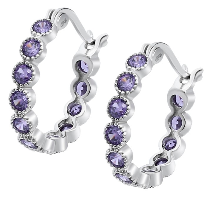 Bild von Ohrring Lotus Silver Sinfos