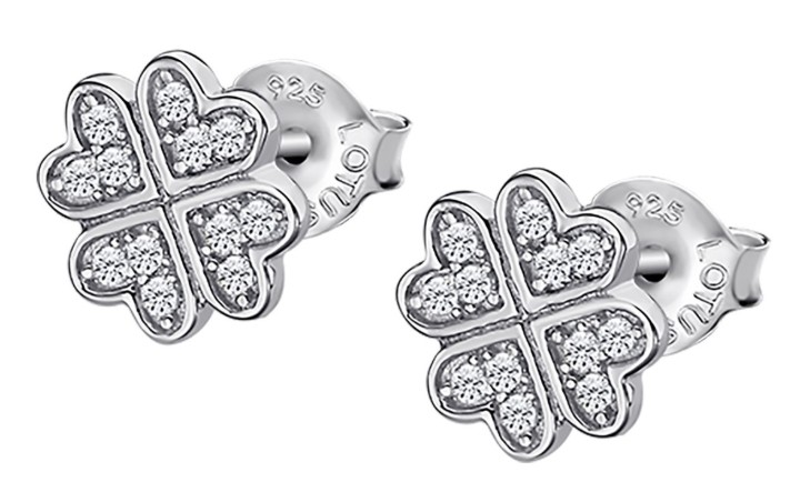 Bild von Ohrringe Lotus Silver Mystic