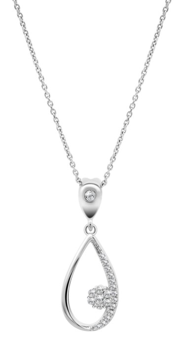 Bild von Damen-Halskette Lotus Silver Fantasy