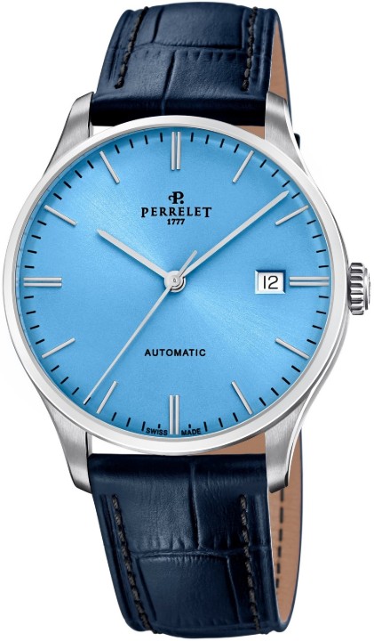 Bild von Perrelet Weekend 3 Hands Ice Blue