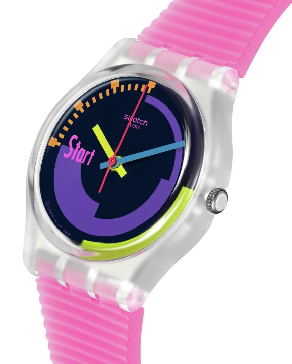 Bild von Swatch Neon Pink Podium Pay!