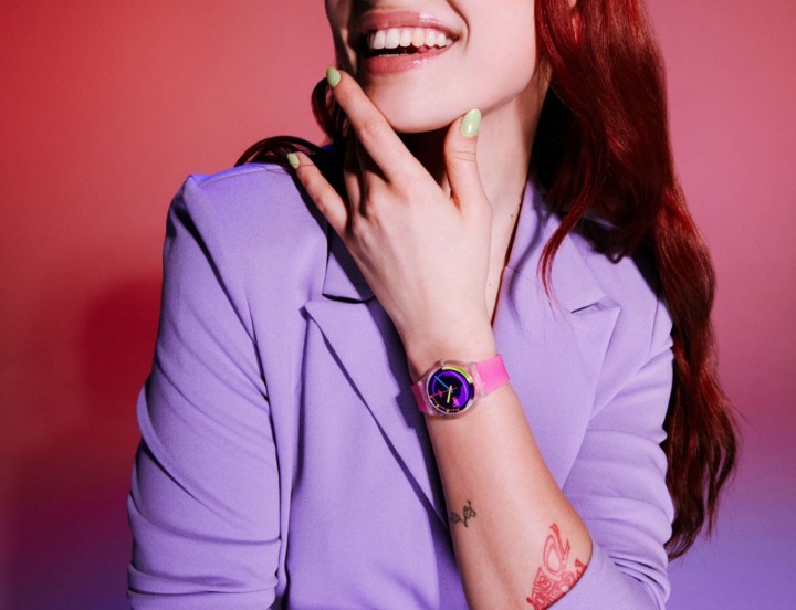 Bild von Swatch Neon Pink Podium