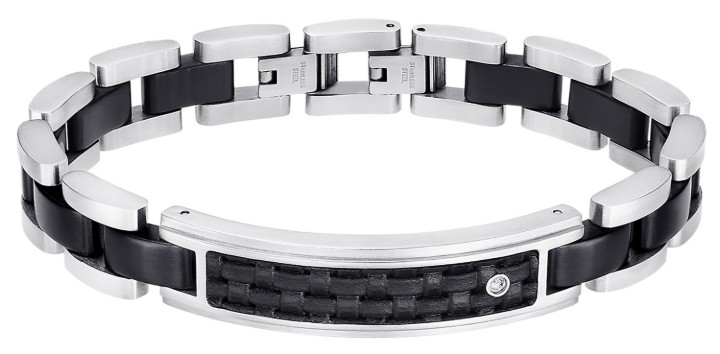Bild von Herrenarmband Lotus Style Men In Black