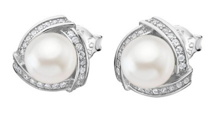 Bild von Ohrringe Lotus Silver Pearls
