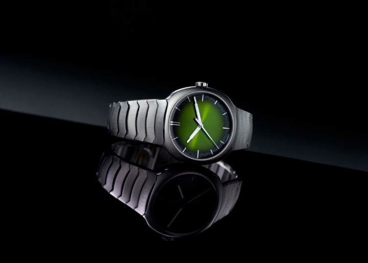 Bild von H. Moser & Cie Streamliner Centre Seconds Matrix Green