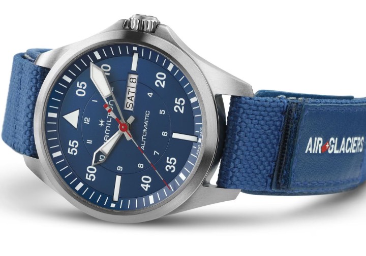 Bild von Hamilton Khaki Aviation Pilot Day Date Air-Glaciers Edition