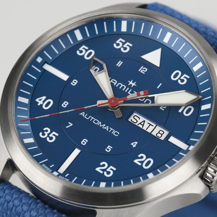 Bild von Hamilton Khaki Aviation Pilot Day Date Air-Glaciers Edition
