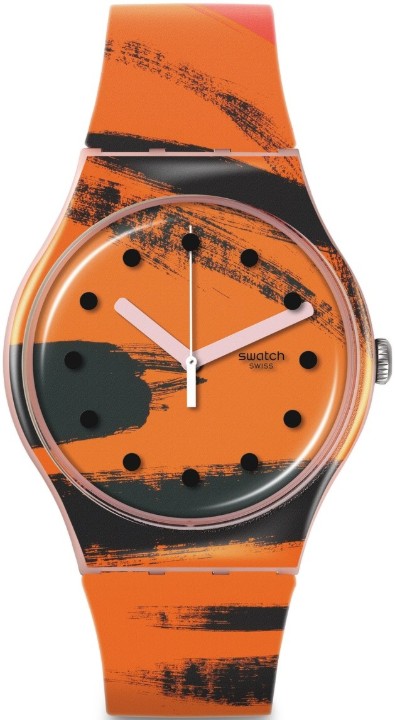 Bild von Swatch x Tate Gallery Barns-Graham's Orange and Red on Pink