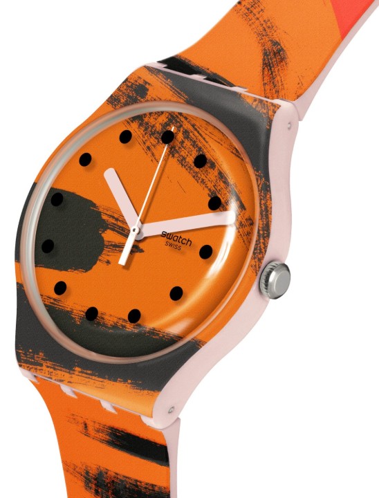 Bild von Swatch x Tate Gallery Barns-Graham's Orange and Red on Pink